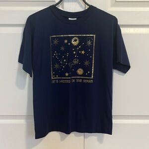 Abound Small Blue Tshirt “It’s Written In the Stars”